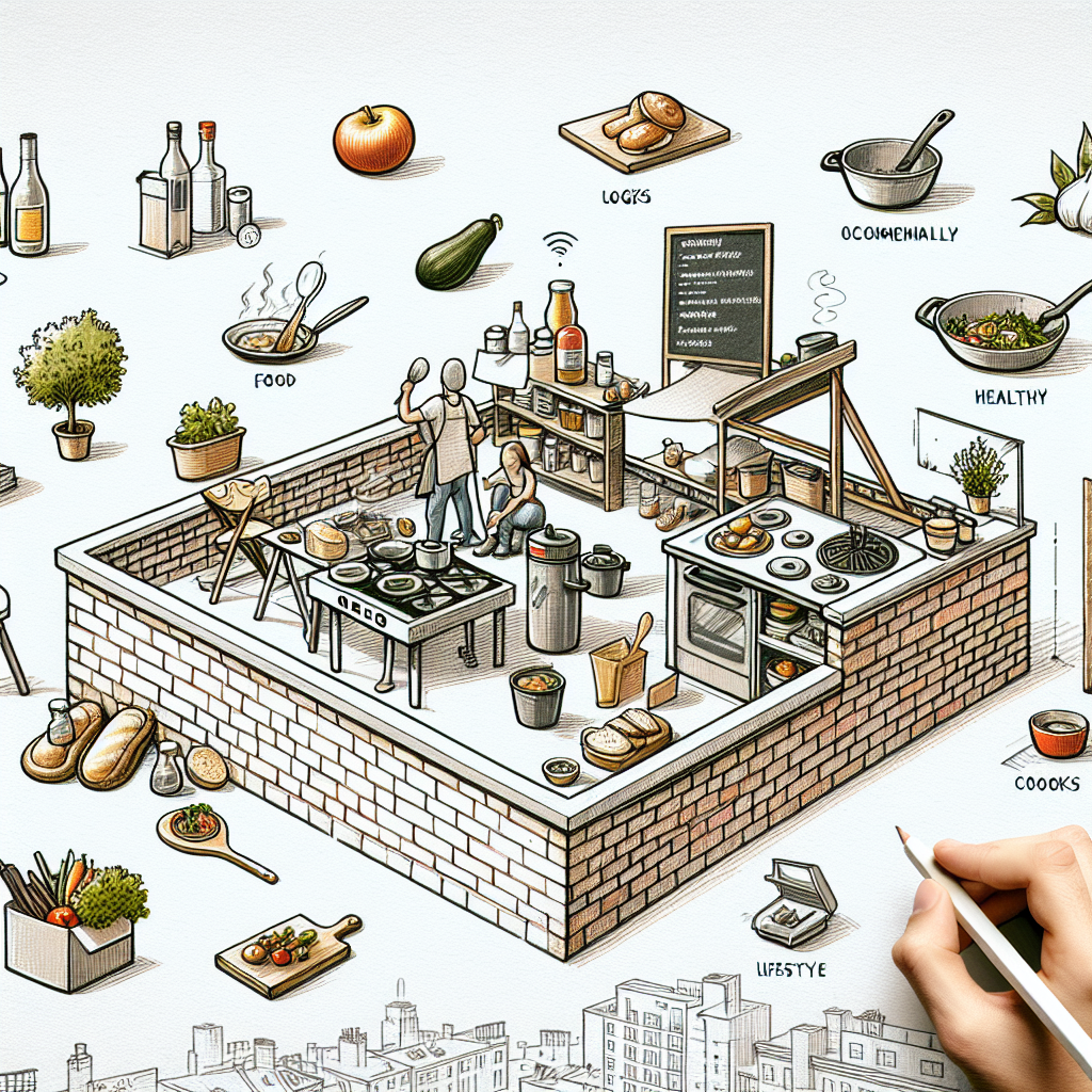 Pastelková ilustrace znázorňující téma: Kulinářství