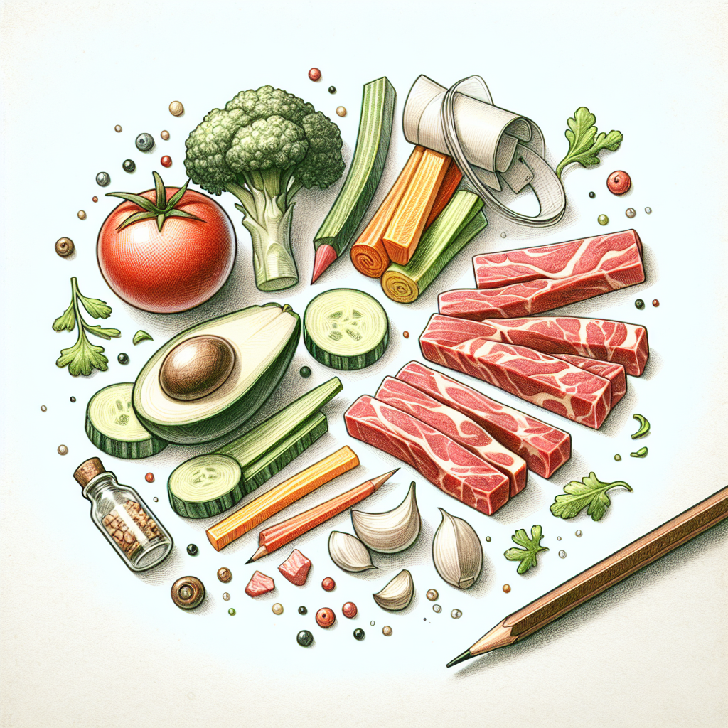 Pastelková ilustrace znázorňující téma: Recepty