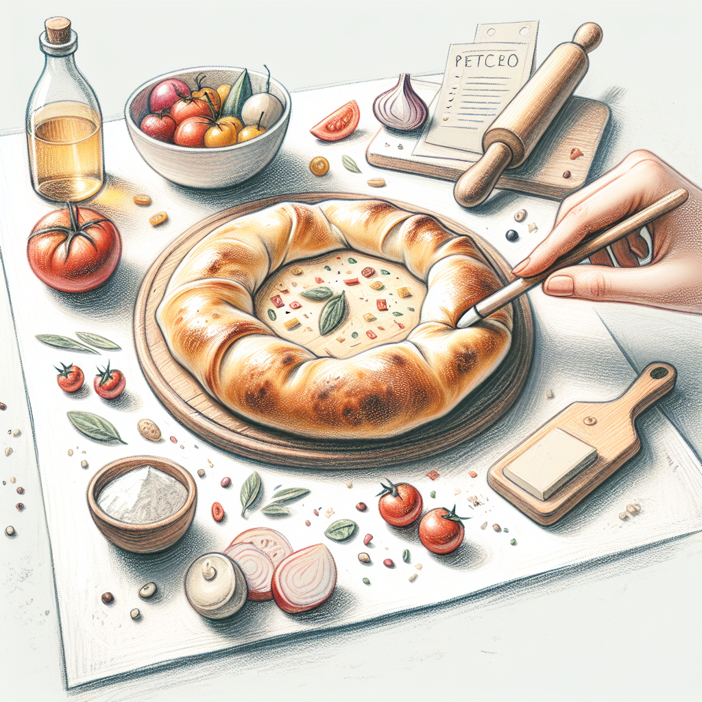 Pastelková ilustrace znázorňující téma: Recepty