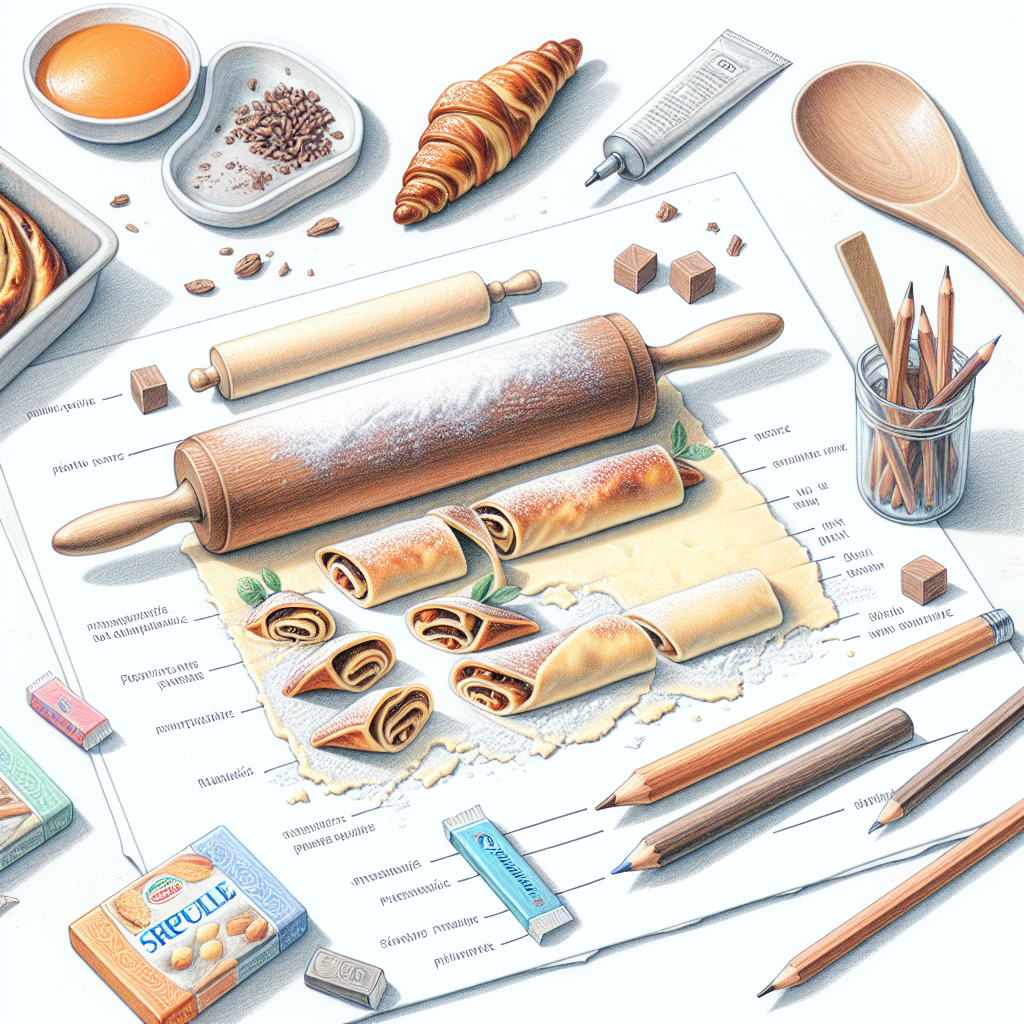 Pastelková ilustrace znázorňující téma: Dezerty