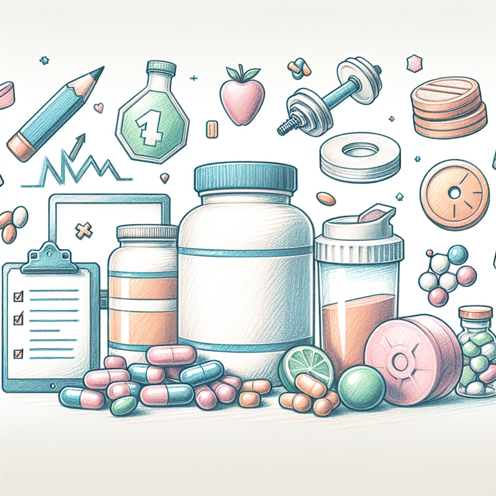 Pastelková ilustrace znázorňující téma: Fitness a zdraví