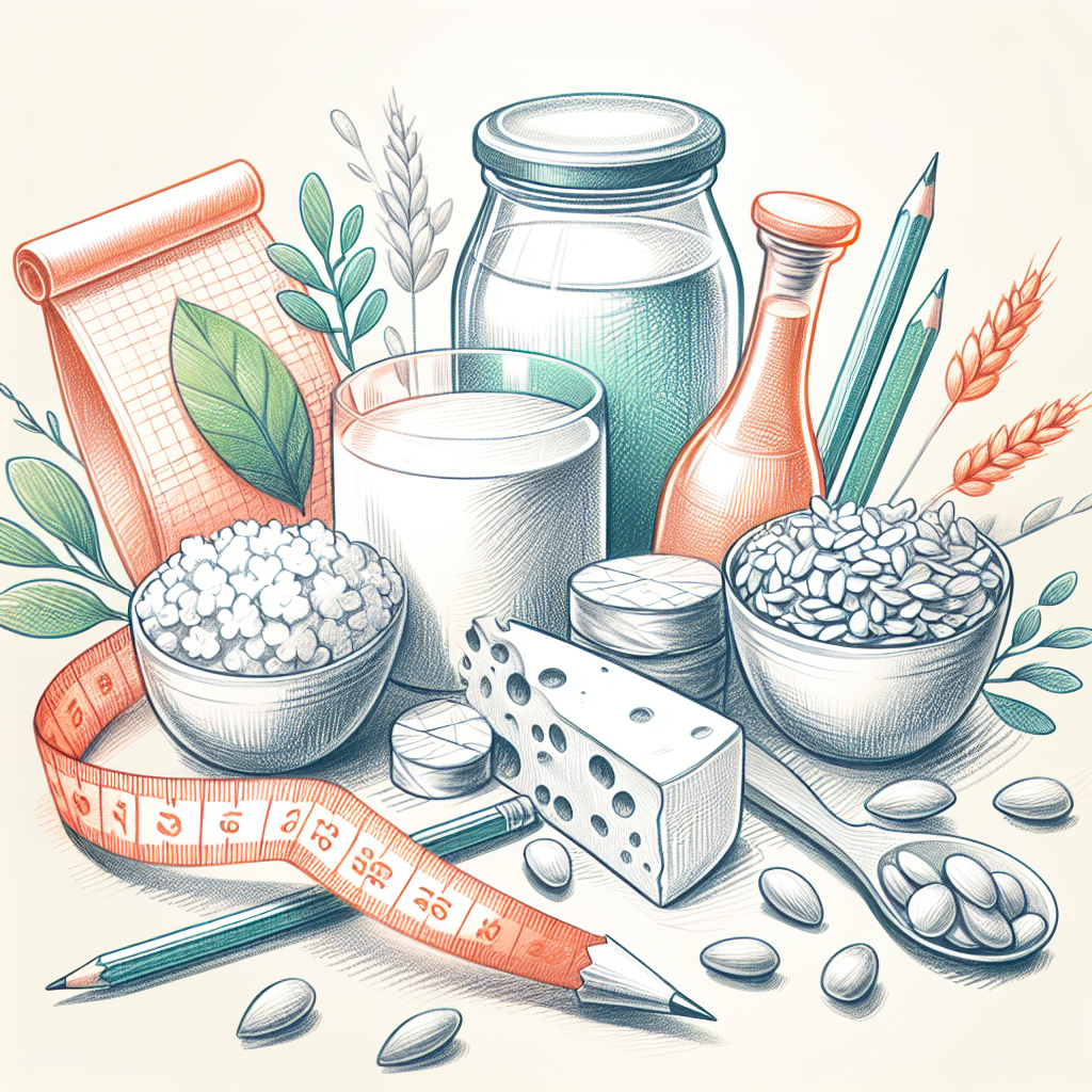 Pastelková ilustrace znázorňující téma: Diety a výživa