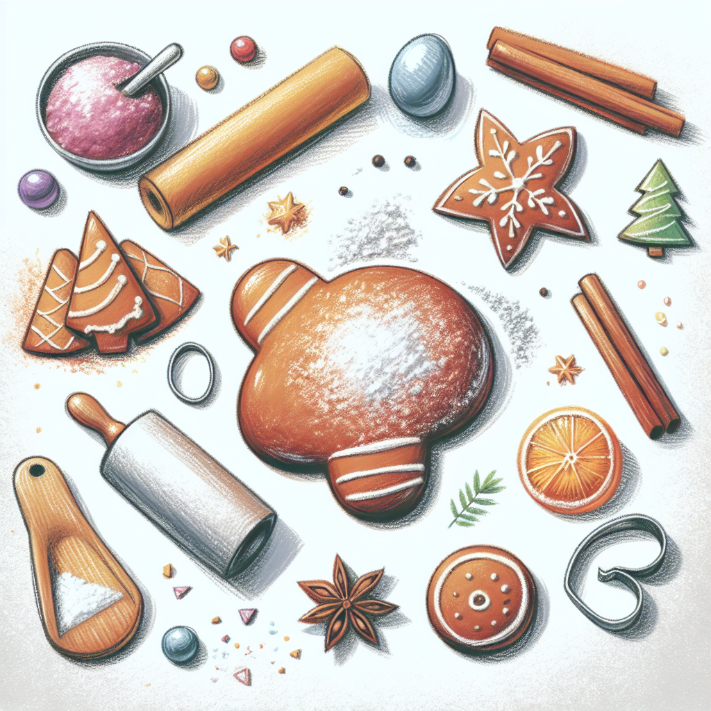 Pastelková ilustrace znázorňující téma: Recepty