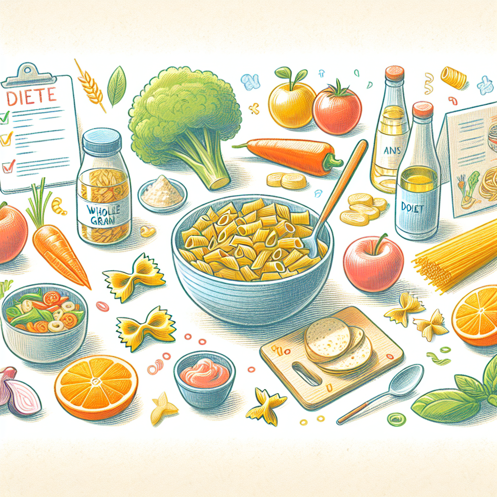 Pastelková ilustrace znázorňující téma: Stravování