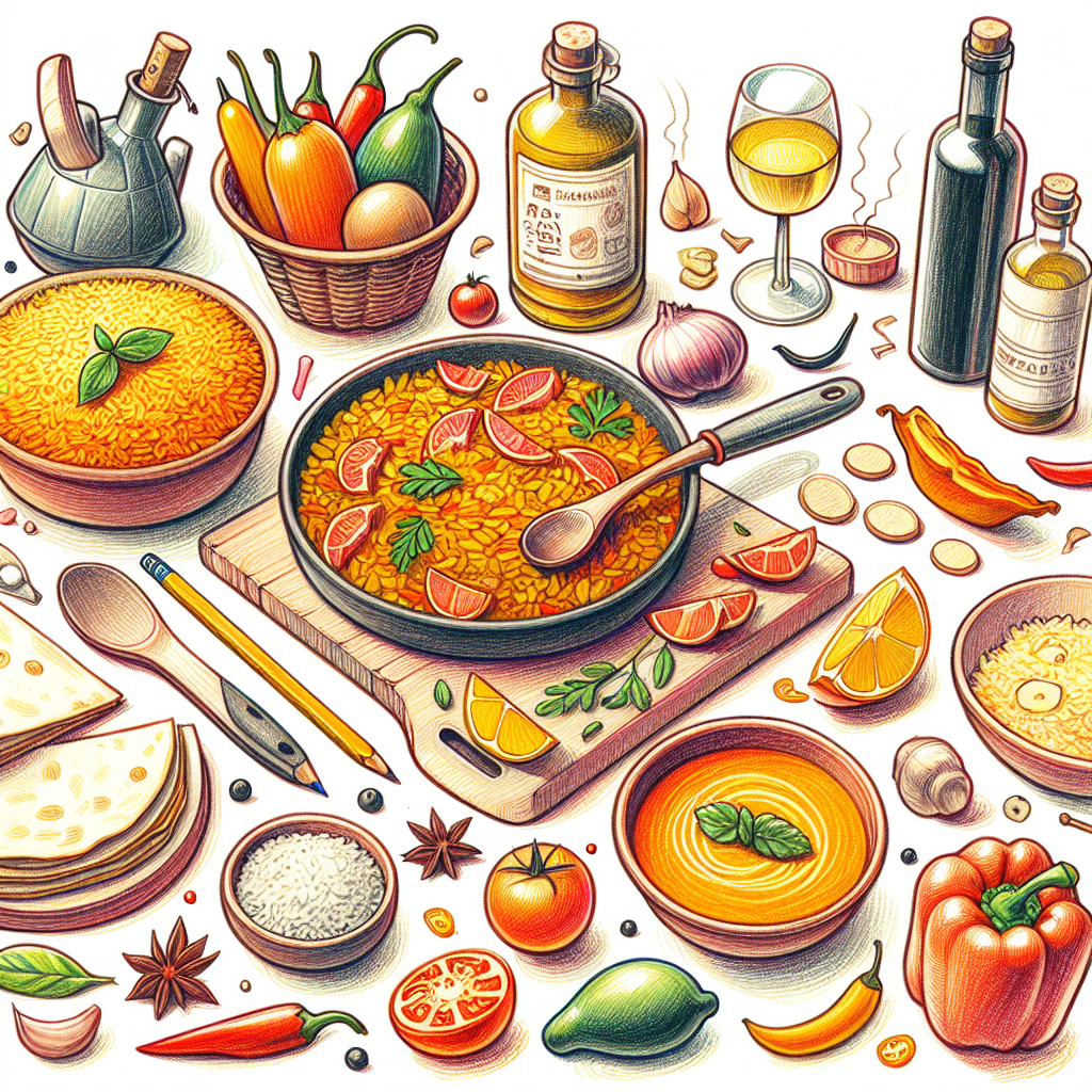 Pastelková ilustrace znázorňující téma: Kuchyně