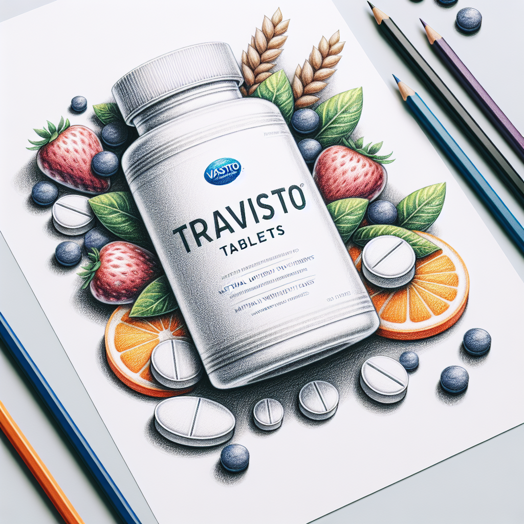 Pastelková ilustrace znázorňující téma: Doplněk stravy