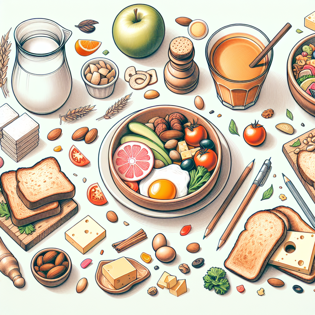 Pastelková ilustrace znázorňující téma: Řecká kuchyně