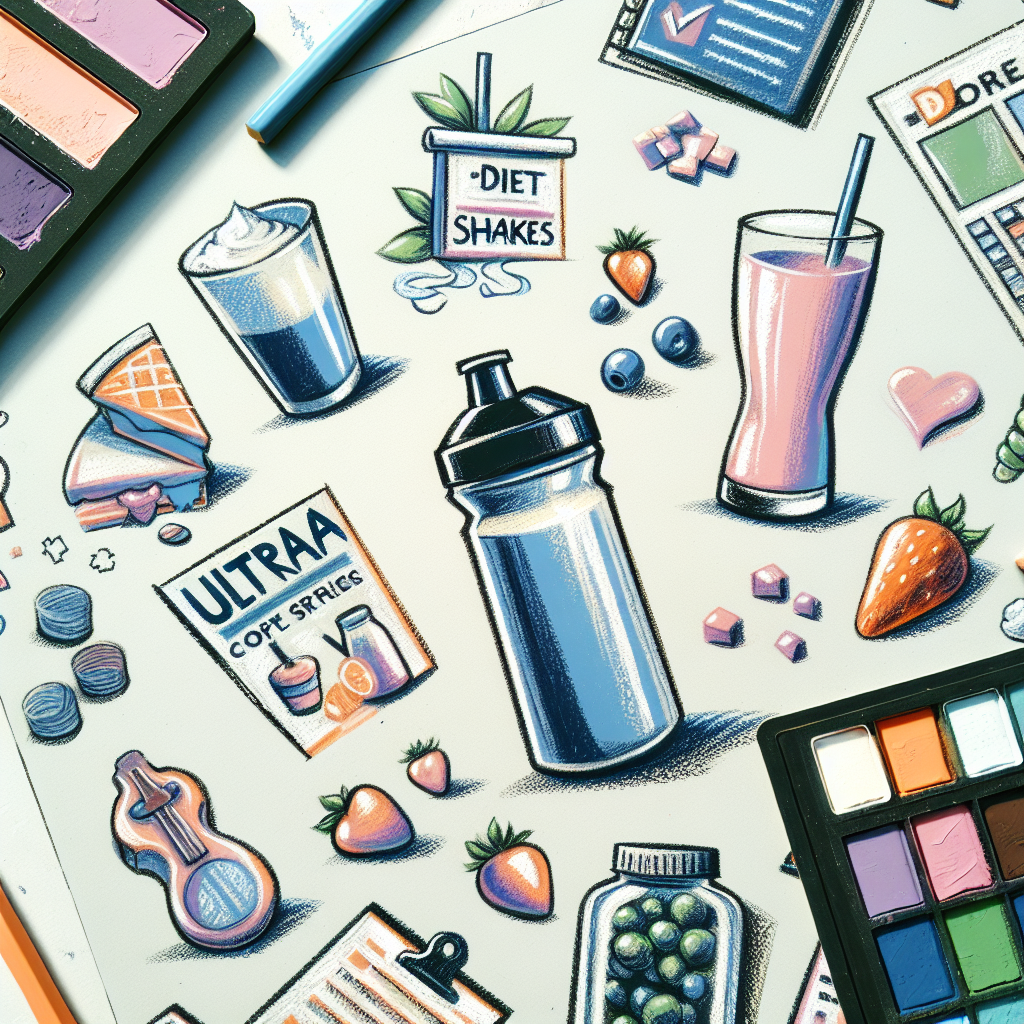 Pastelková ilustrace znázorňující téma: Zdravá výživa