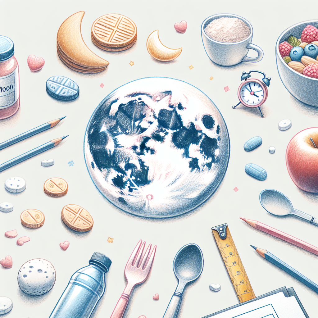 Pastelková ilustrace znázorňující téma: Zdraví a výživa