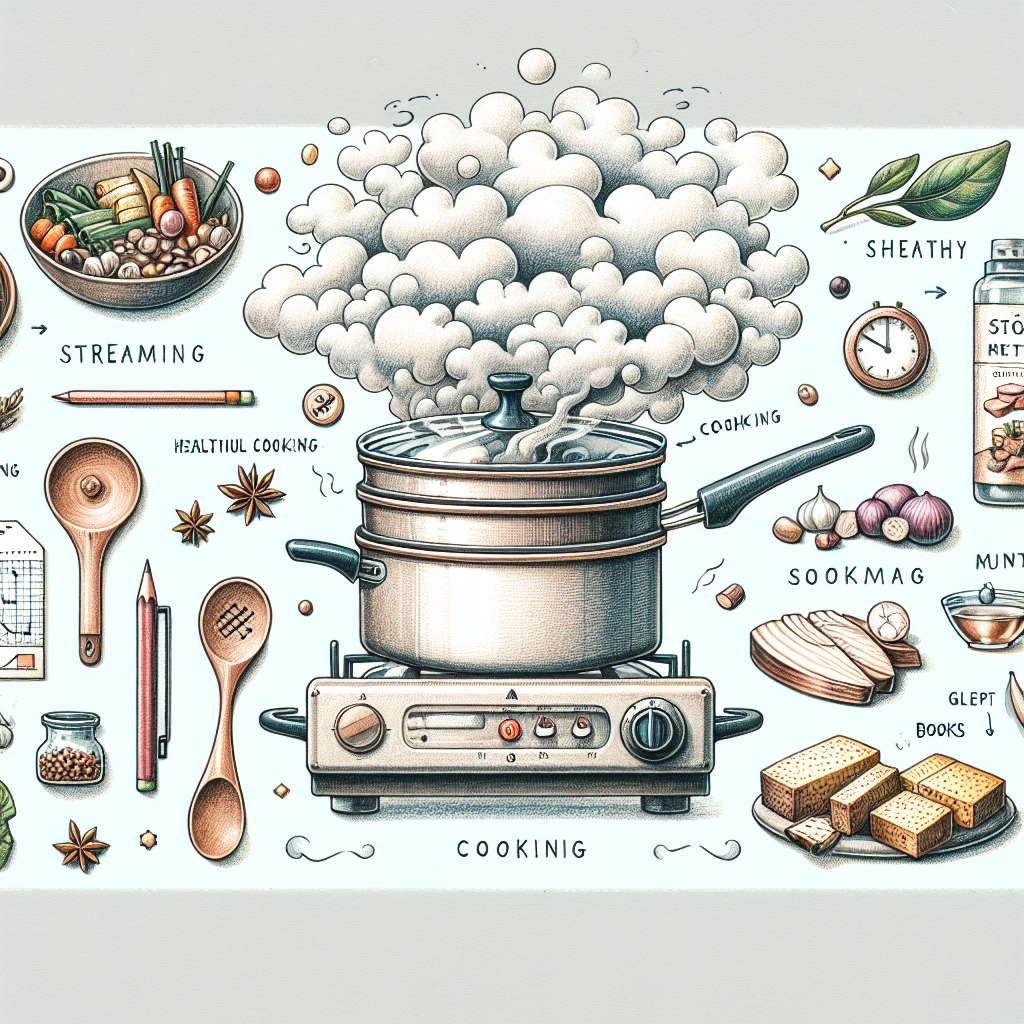 Pastelková ilustrace znázorňující téma: Vaření