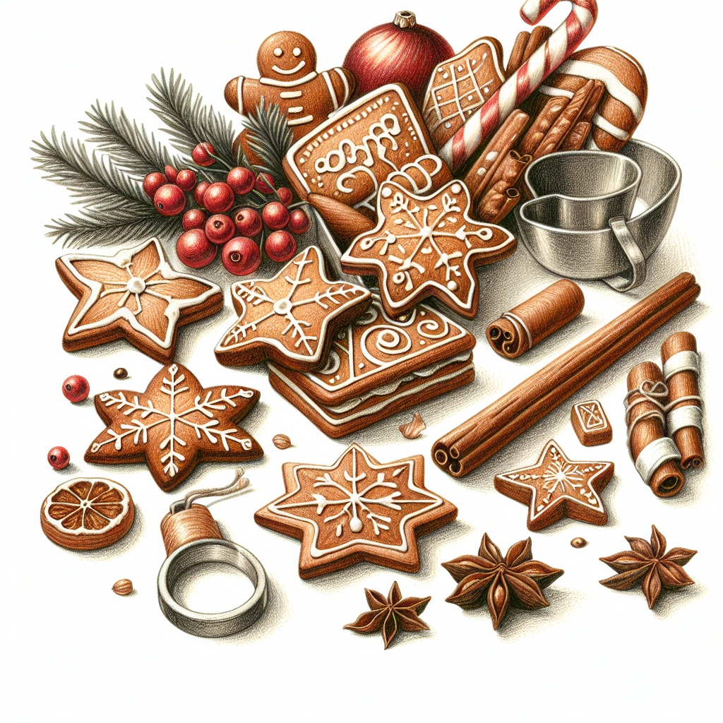 Pastelková ilustrace znázorňující téma: Recepty