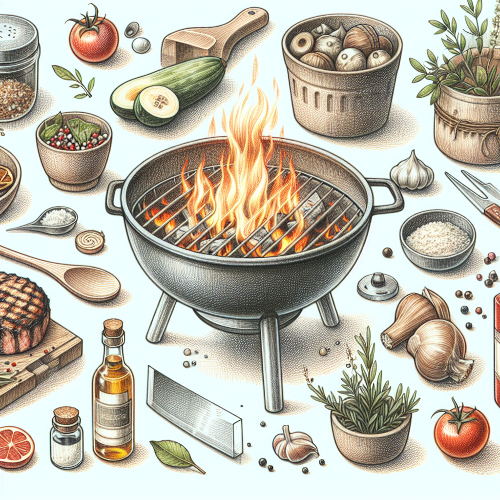 Pastelková ilustrace znázorňující téma: Gastronomie