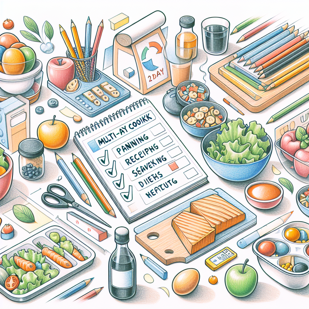 Pastelková ilustrace znázorňující téma: Vaření