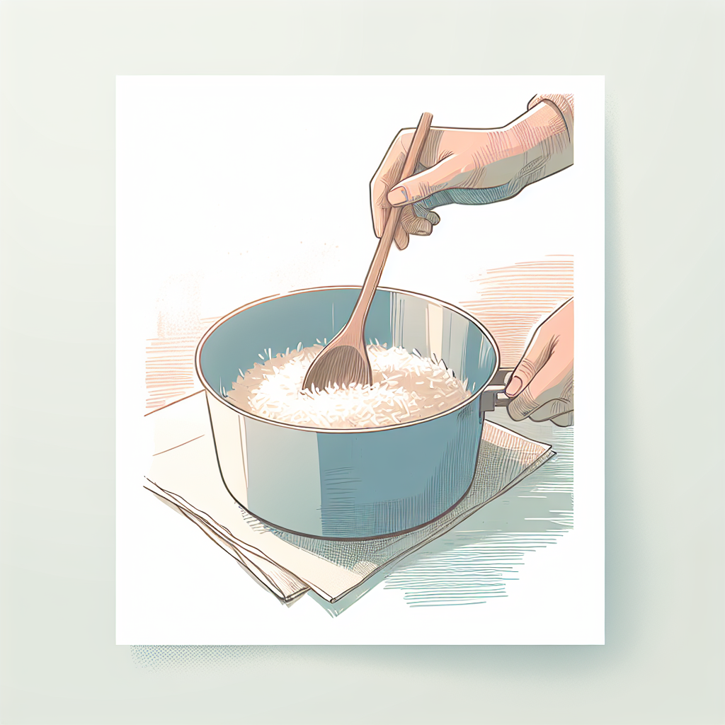 Pastelková ilustrace znázorňující téma: Vaření