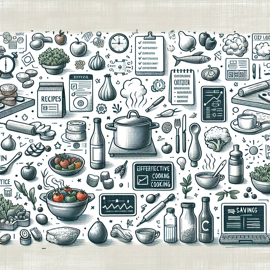 Pastelková ilustrace znázorňující téma: Vaření