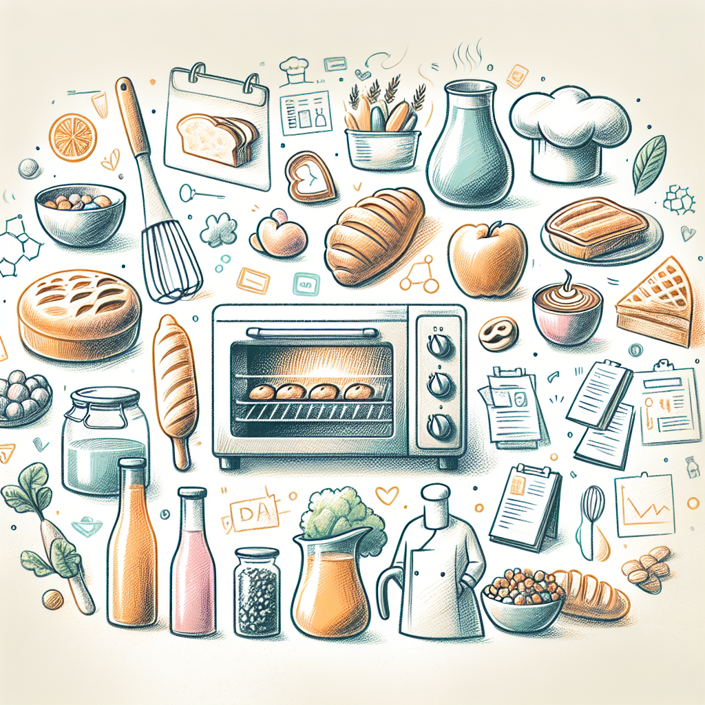 Pastelková ilustrace znázorňující téma: Vaření