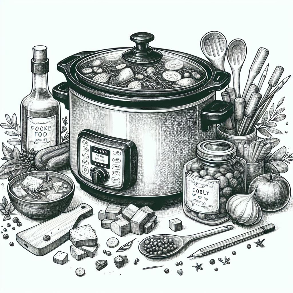 Pastelková ilustrace znázorňující téma: Vaření