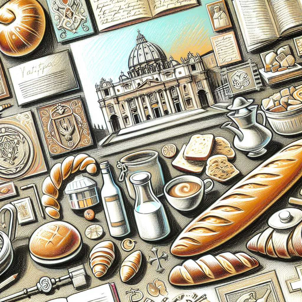 Pastelková ilustrace znázorňující téma: Kulinářství