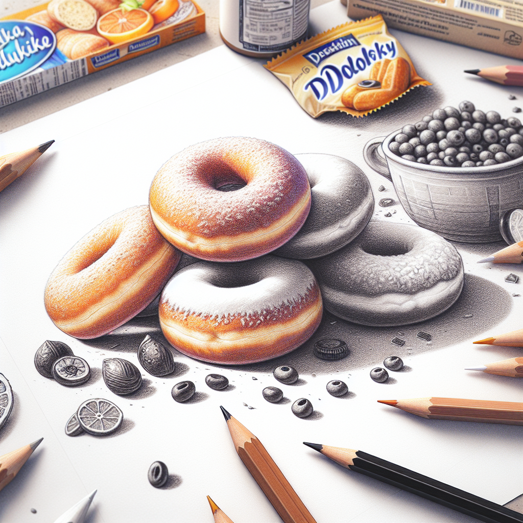 Pastelková ilustrace znázorňující téma: Recepty