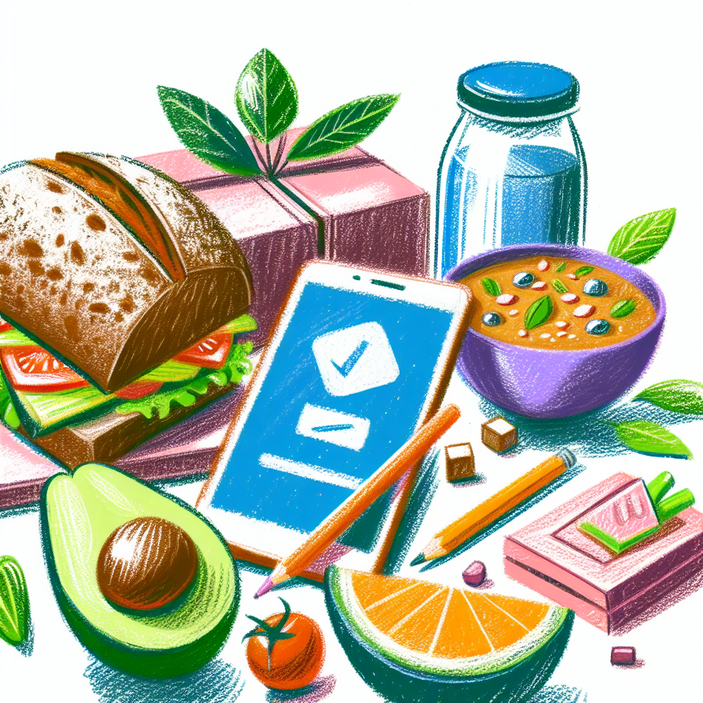 Pastelková ilustrace znázorňující téma: Veganská strava