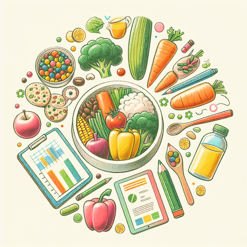 Pastelková ilustrace znázorňující téma: Stravování