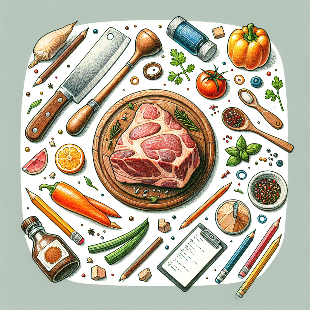 Pastelková ilustrace znázorňující téma: Recepty