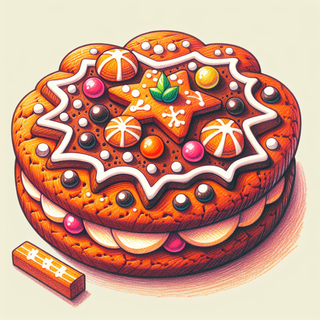 Pastelková ilustrace znázorňující téma: Dezerty