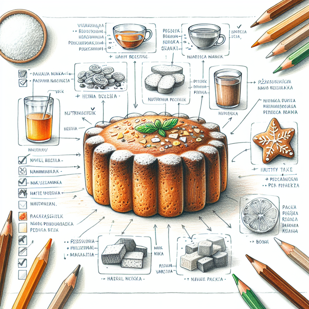 Pastelková ilustrace znázorňující téma: Dezerty