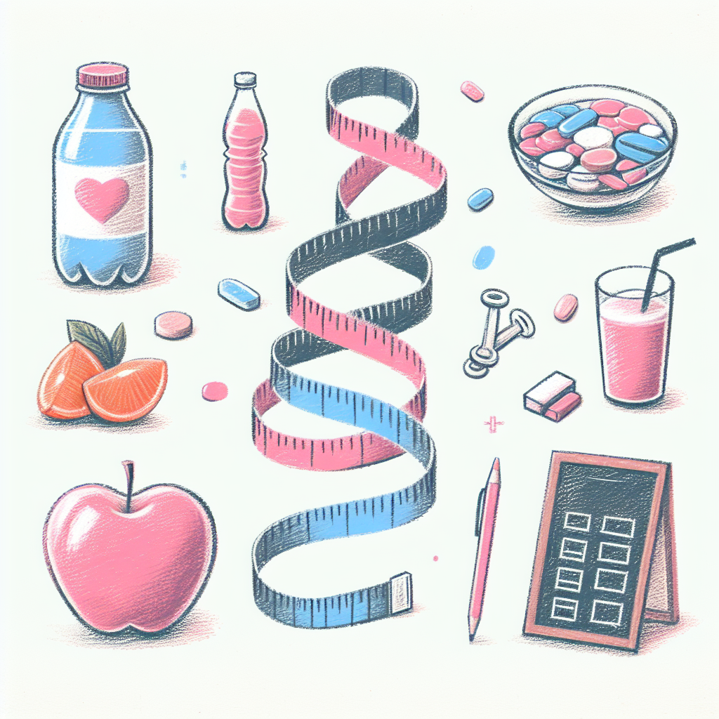 Pastelková ilustrace znázorňující téma: Zdraví a výživa