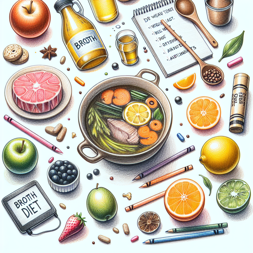 Pastelková ilustrace znázorňující téma: Diety a zdravá výživa