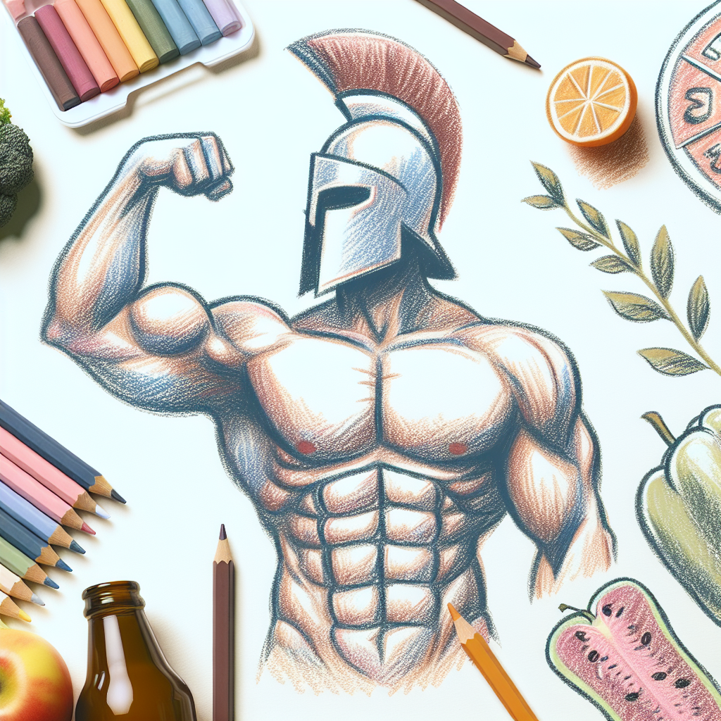 Pastelková ilustrace znázorňující téma: Stravovací trendy