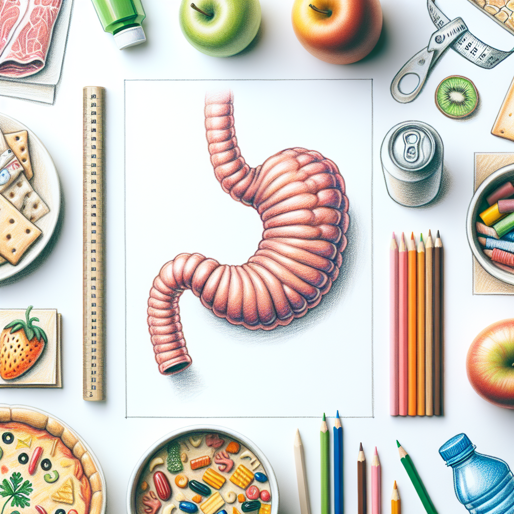 Pastelková ilustrace znázorňující téma: Zdraví a výživa