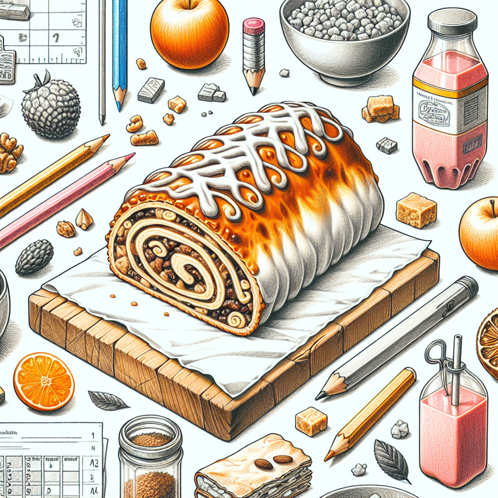 Pastelková ilustrace znázorňující téma: Recepty