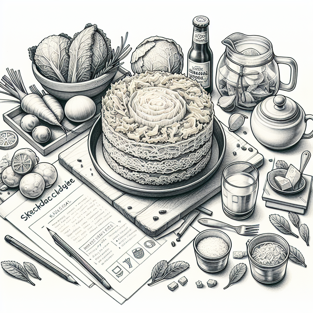 Pastelková ilustrace znázorňující téma: Vaření