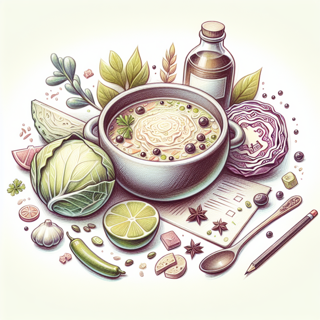 Pastelková ilustrace znázorňující téma: Recepty