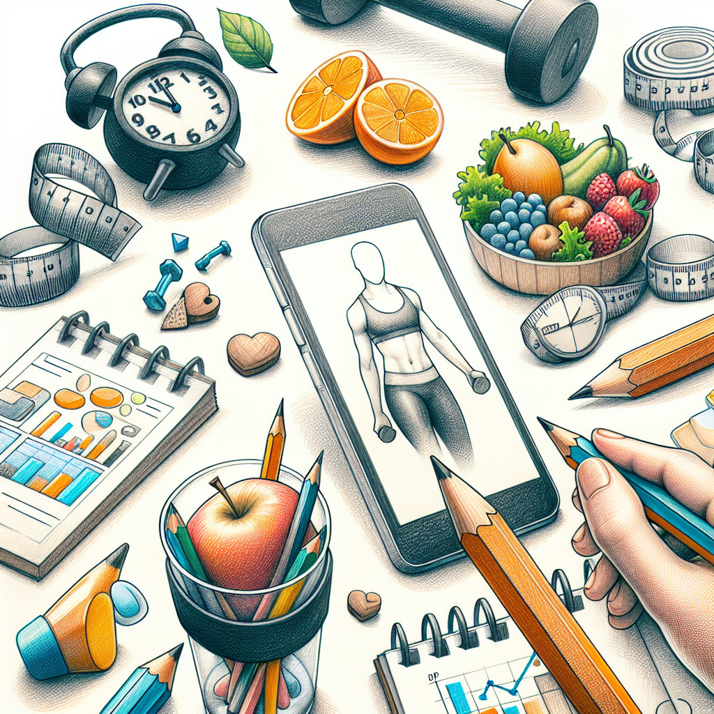 Pastelková ilustrace znázorňující téma: Zdraví a výživa