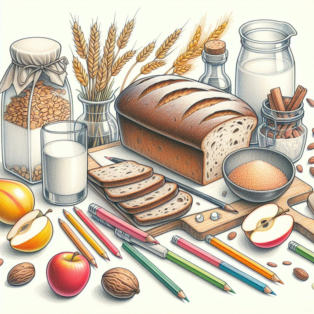 Pastelková ilustrace znázorňující téma: Recepty