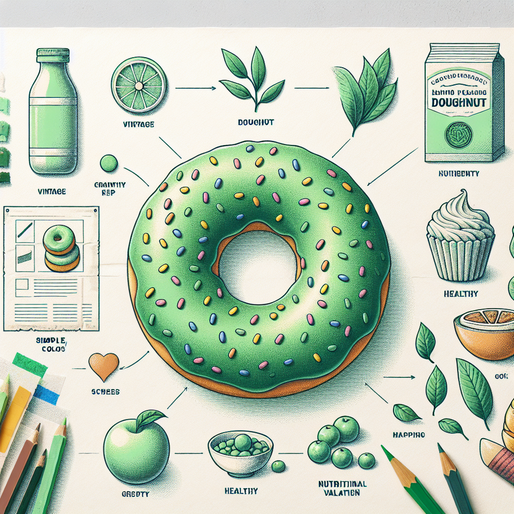 Pastelková ilustrace znázorňující téma: Sladké pečivo