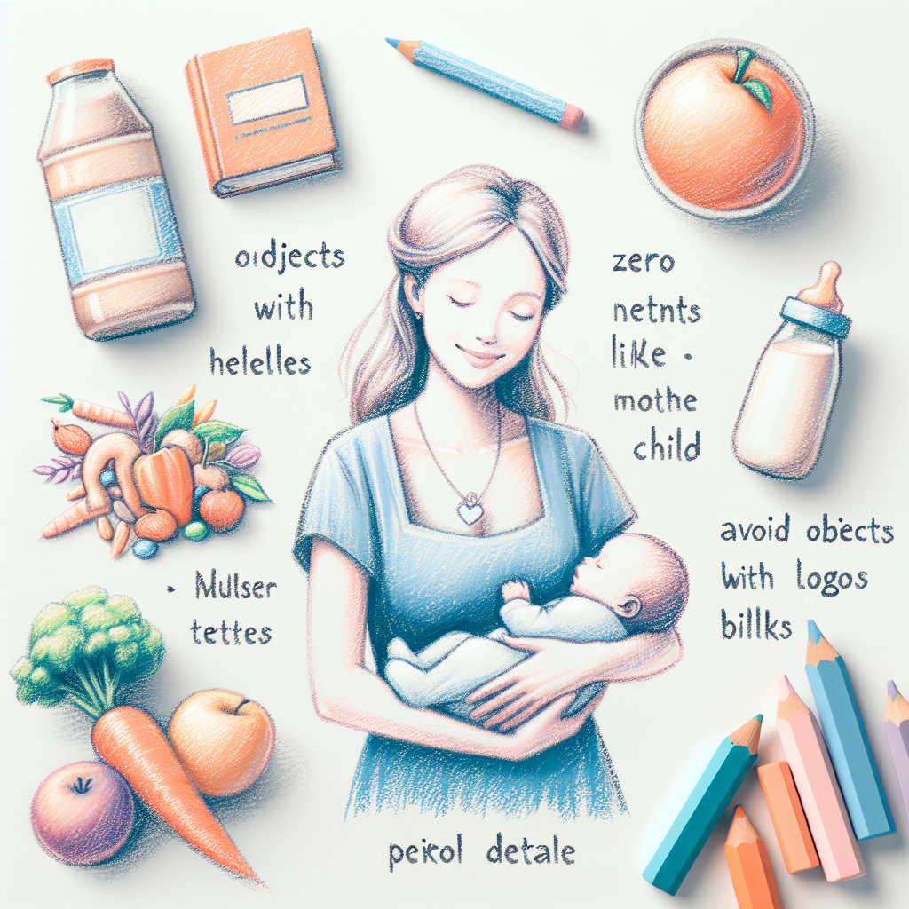 Pastelková ilustrace znázorňující téma: Mateřství