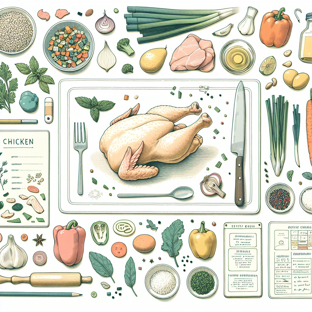 Pastelková ilustrace znázorňující téma: Recepty