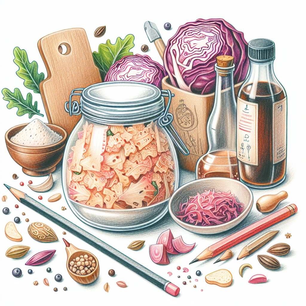 Pastelková ilustrace znázorňující téma: Kuchyně