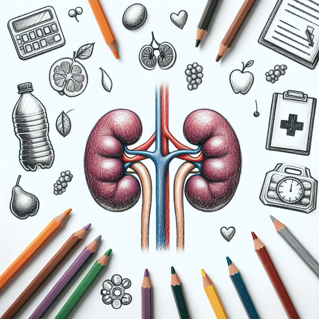 Pastelková ilustrace znázorňující téma: Zdravá strava