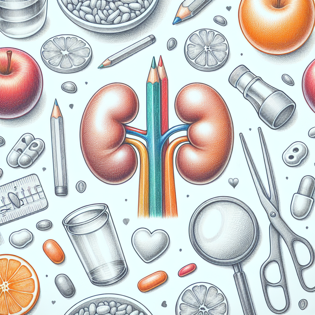 Pastelková ilustrace znázorňující téma: Zdraví