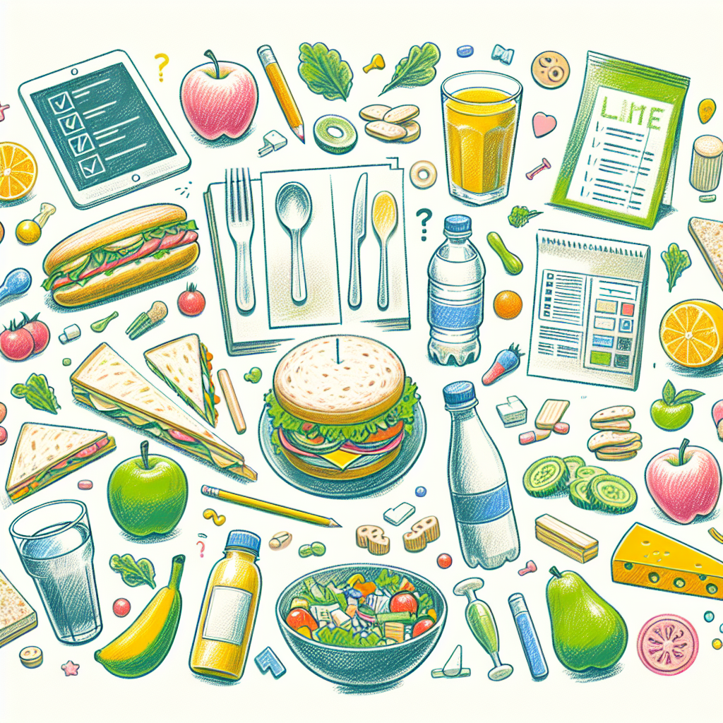 Pastelková ilustrace znázorňující téma: Zdravá strava