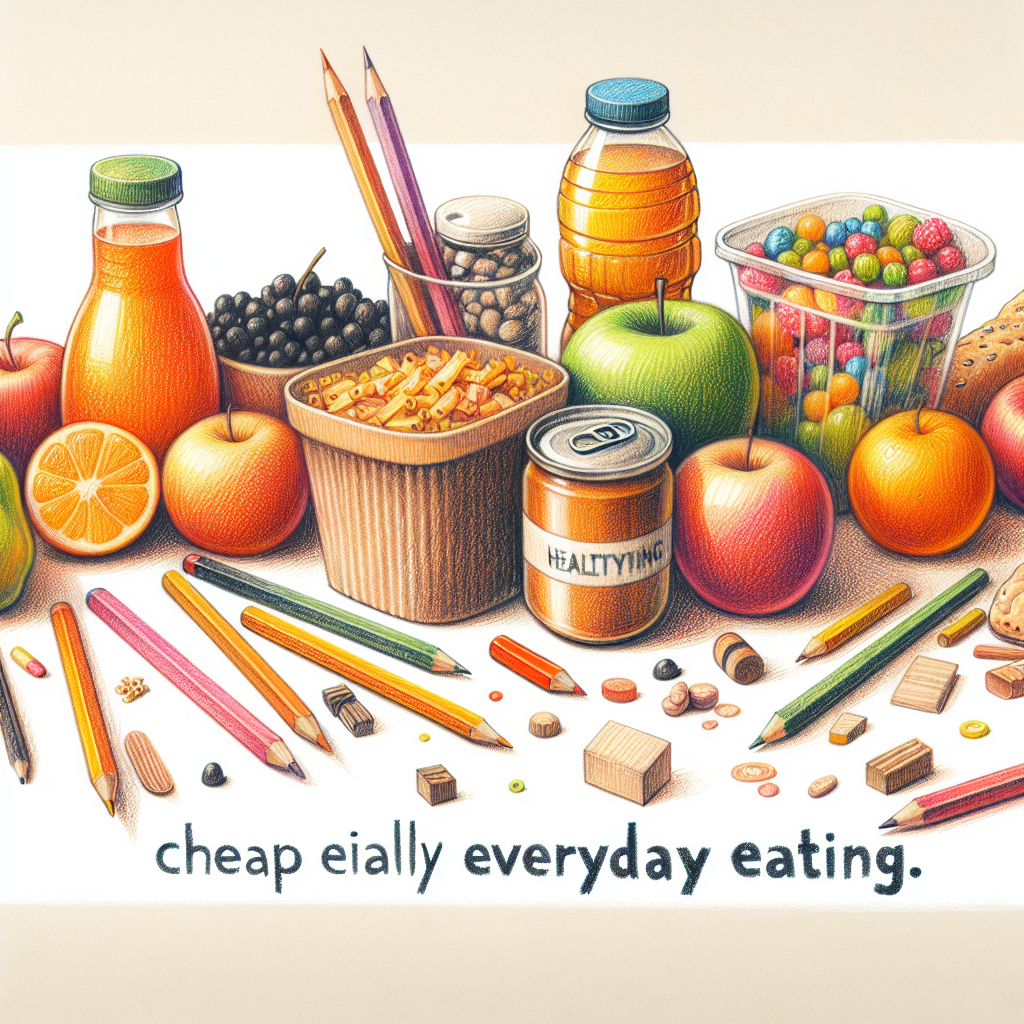 Pastelková ilustrace znázorňující téma: Stravování