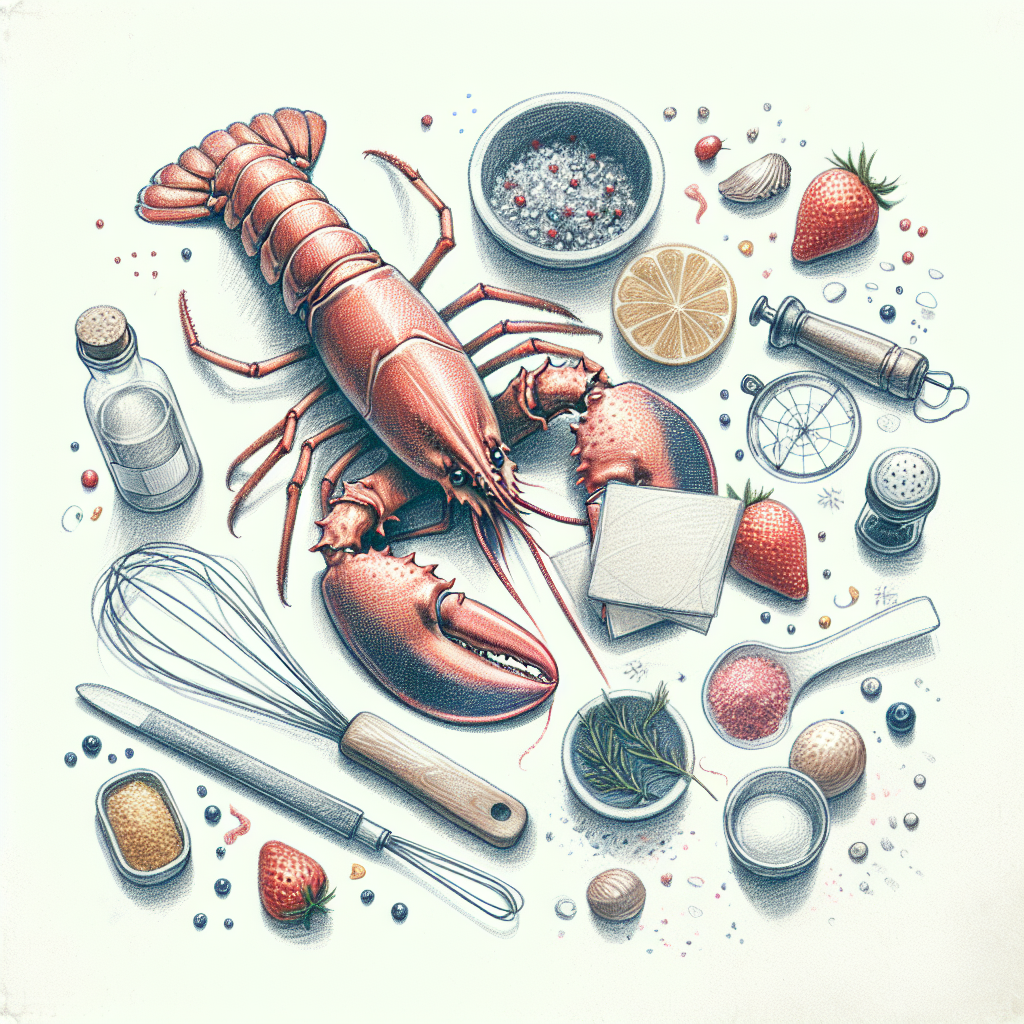 Pastelková ilustrace znázorňující téma: Gastronomie