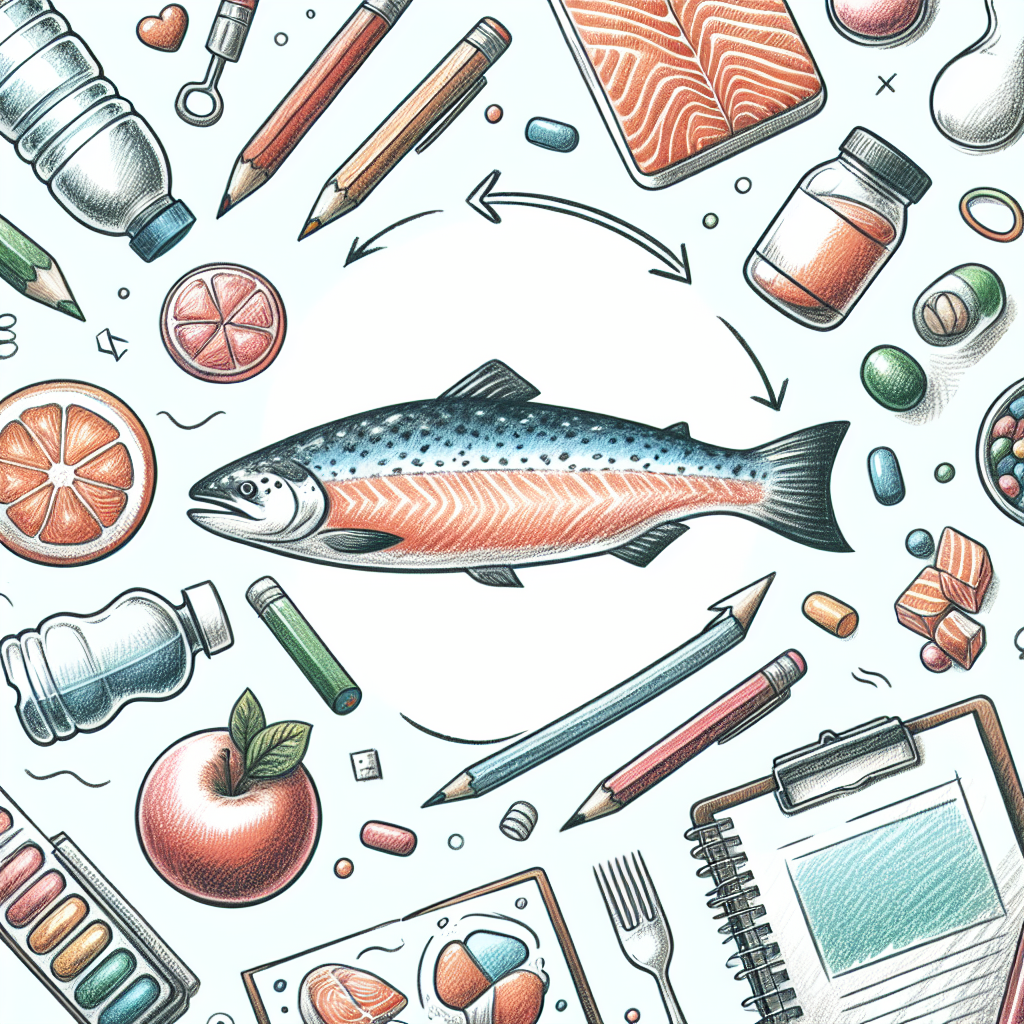 Pastelková ilustrace znázorňující téma: Zdravá strava