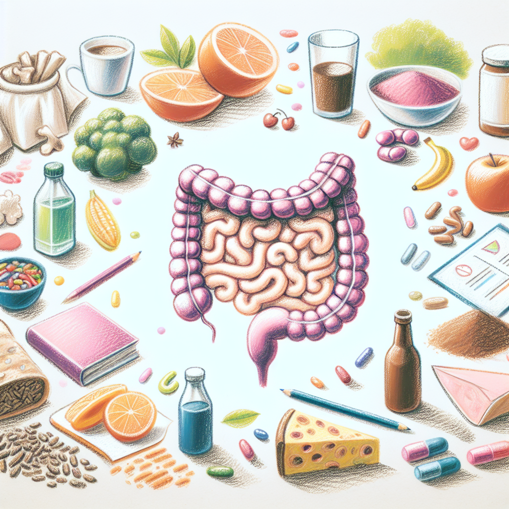 Pastelková ilustrace znázorňující téma: Dieta a výživa