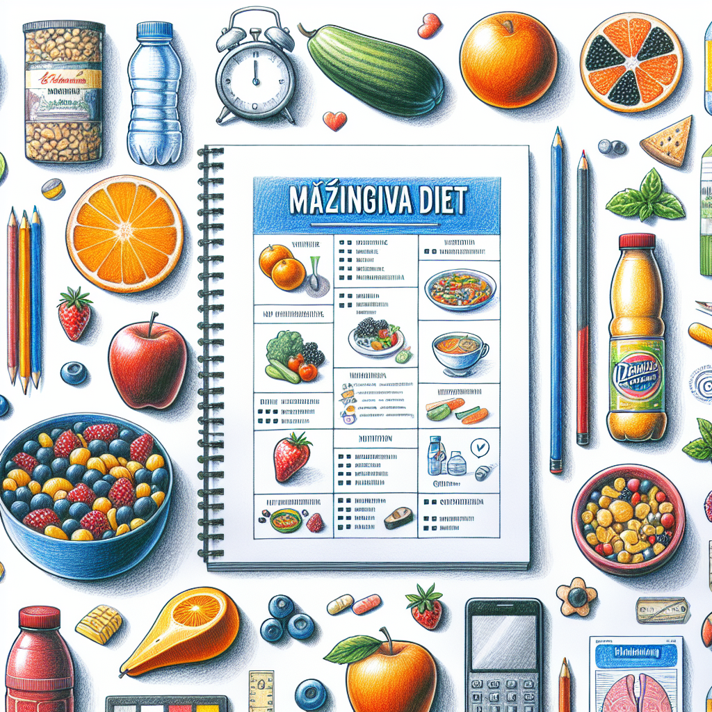 Pastelková ilustrace znázorňující téma: Zdravá výživa