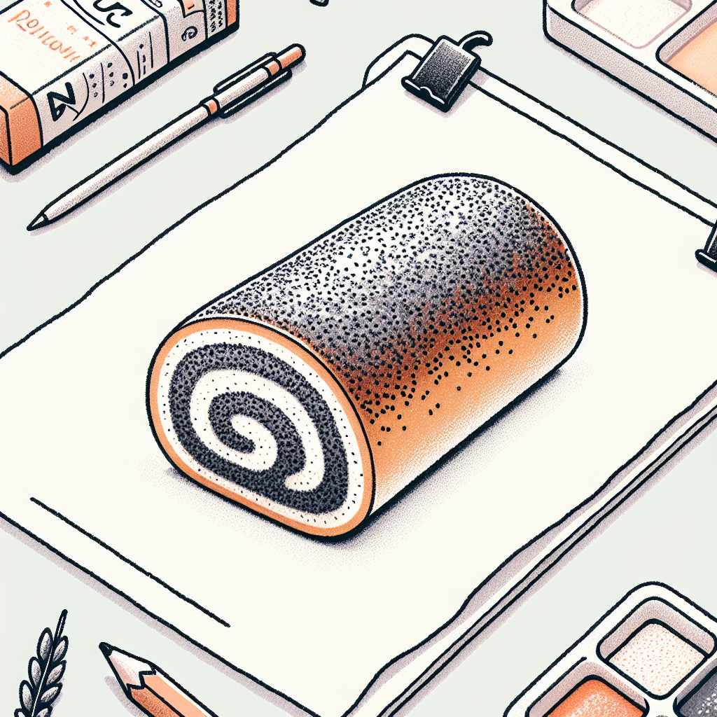 Pastelková ilustrace znázorňující téma: Recepty